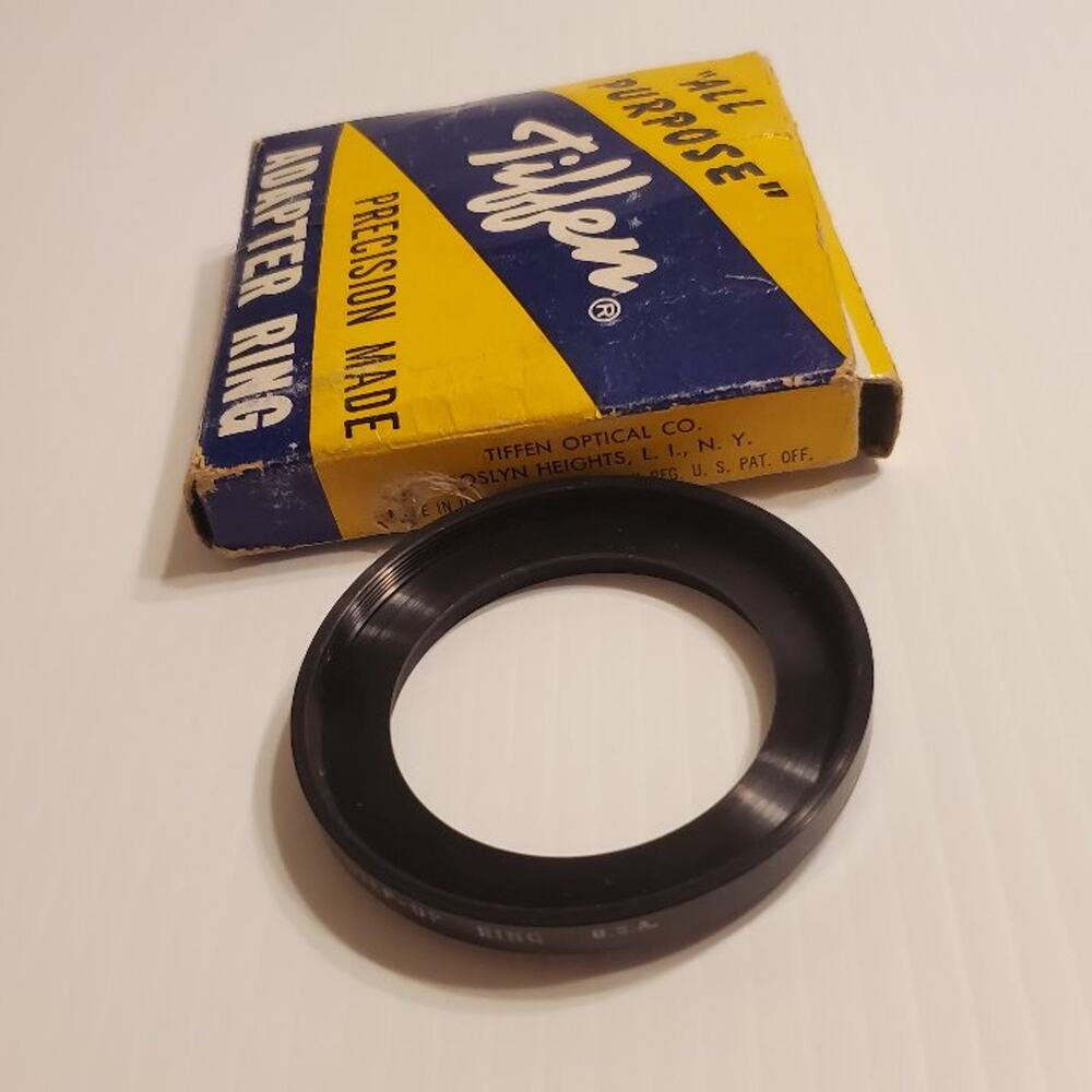 Tiffen series #7 to 8 step-up ring. Made in USA. Pre-owned